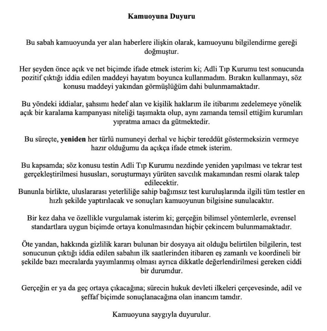 TrendLabTR's tweet image. Sadettin Saran'dan açıklama 
#SadettinSaran
#SONDAKİKA #ElaRuemeysaCebeci