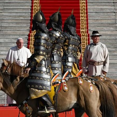 Two years after Pope Francis visited Mongolia's tiny Catholic population and the Mongolians are already producing Christmas classics