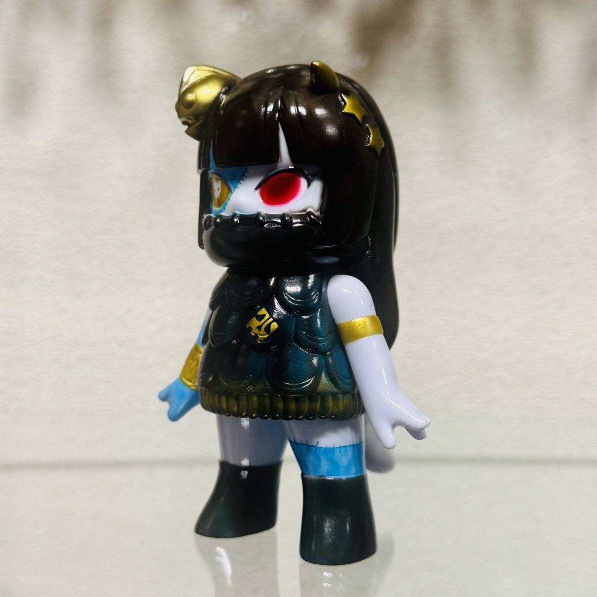 くまみみアマビエちゃん♡ P9TOYSさん × SKULL CUBEさん コラボアマビエちゃん 《クマ菌完全侵食