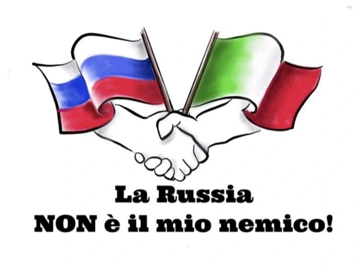 FrenkieWoody's tweet photo. Russia non è il mio nemico, I'Italia non è in e guerra, né deve esserlo solo perchè ce lo impongono i nostri governanti guerrafondai e traditori della Costituzione (art. 11) https://t.co/Co2aiALjfv