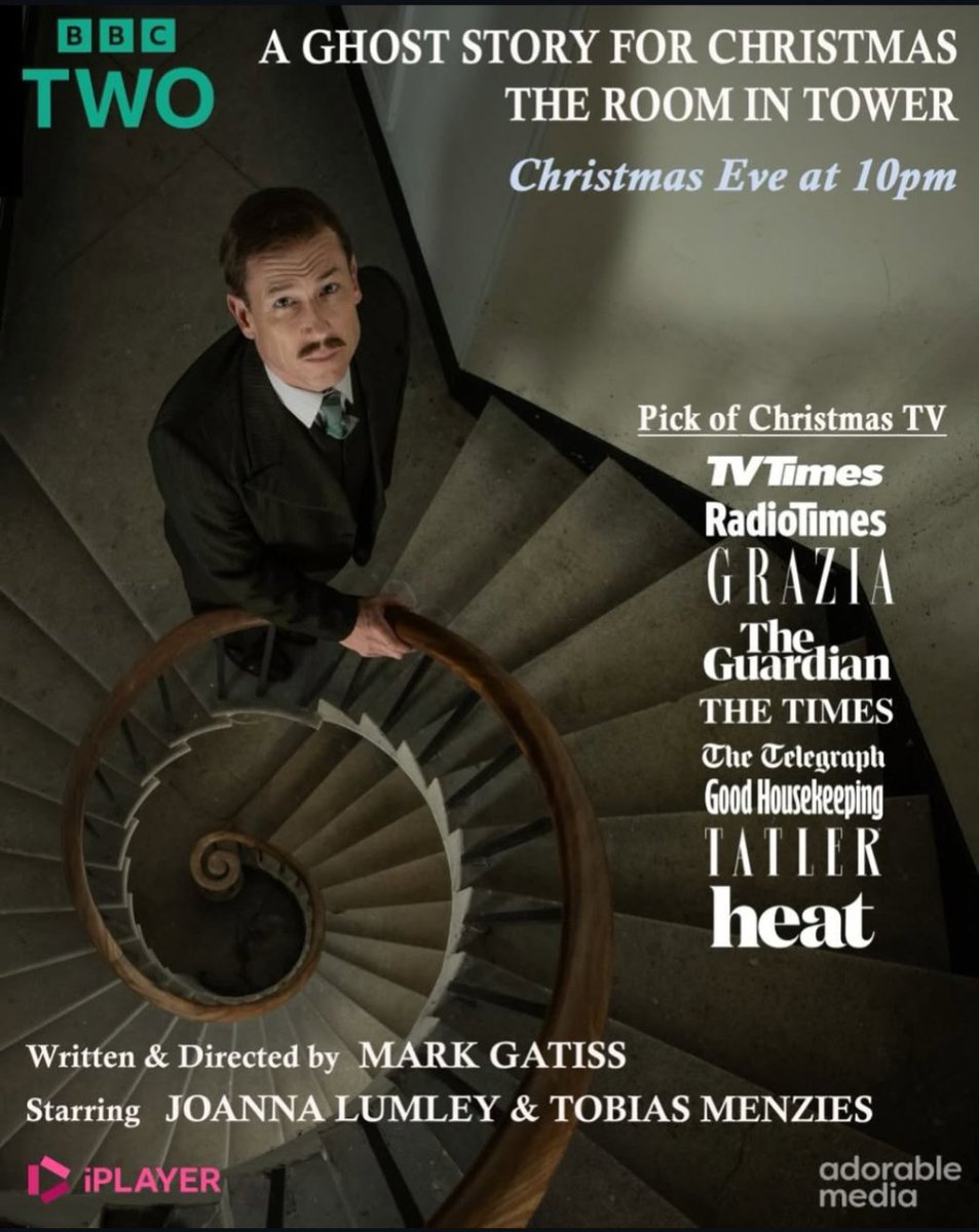 LeagueCharities's tweet photo. Don't forget Mark's A Ghost Story For Christmas "The Room in the Tower" is on tonight at 10pm on BBC2 https://t.co/1FCvyW7CBC