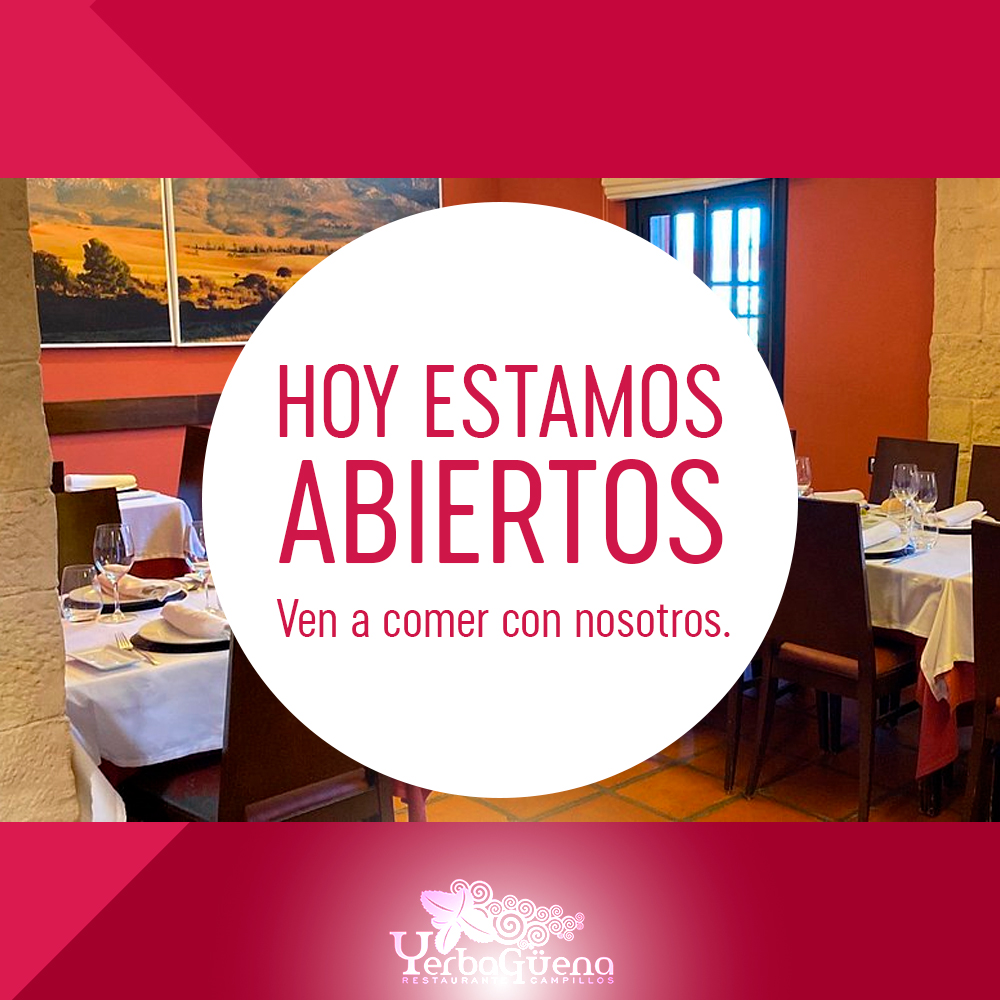 🍽️ ¡Hoy tenemos abierto!

Te esperamos para que disfrutes de nuestra cocina y el mejor ambiente 😋

#RestauranteYerbagüena #HoyAbierto #BuenComer #CocinaConEncanto #PlanPerfecto #SaborDeSiempre #GastronomíaLocal #Navidad #25Diciembre