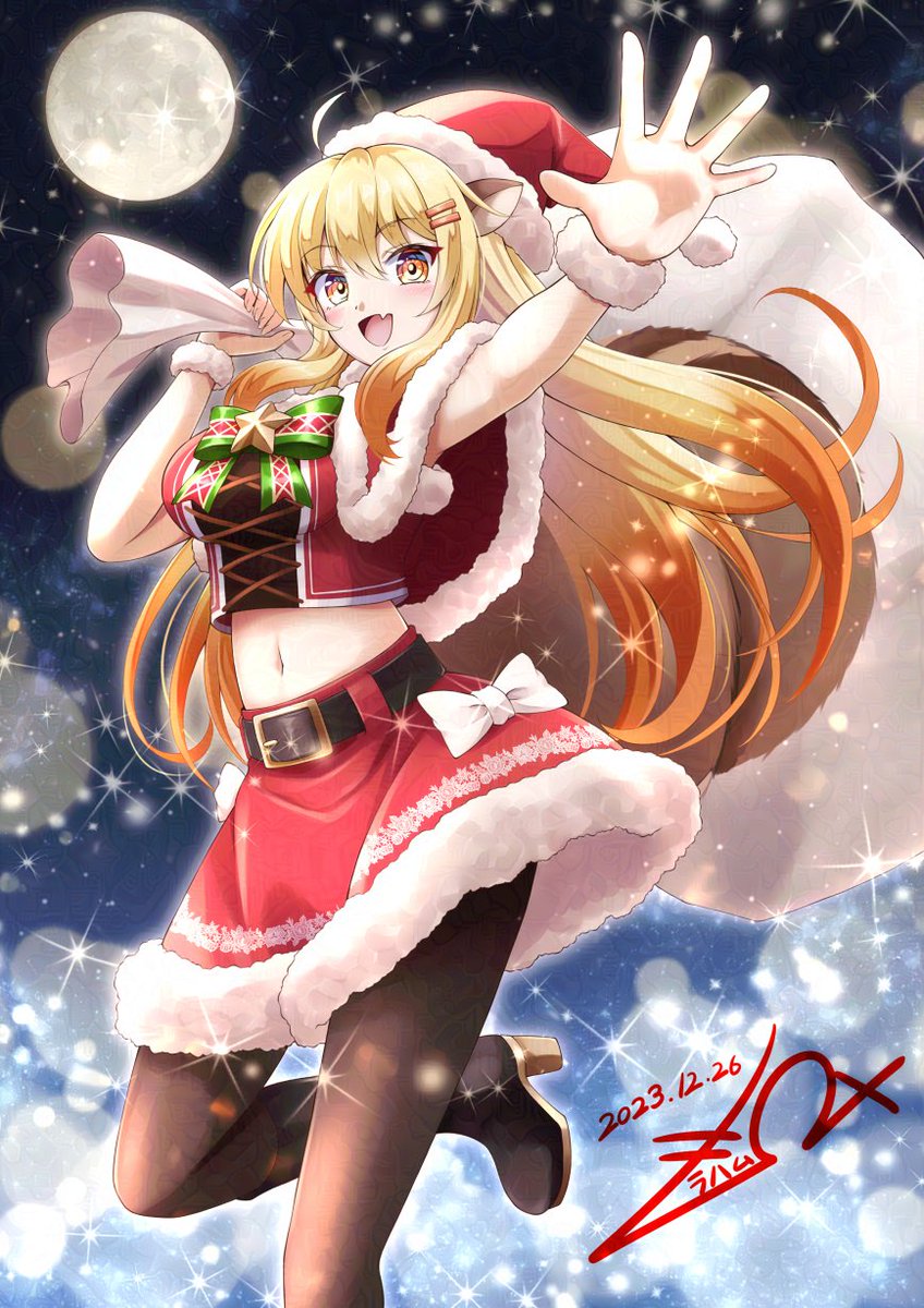 メリークリスマスの再掲りすこちゃん!🎄🐿️✨ 