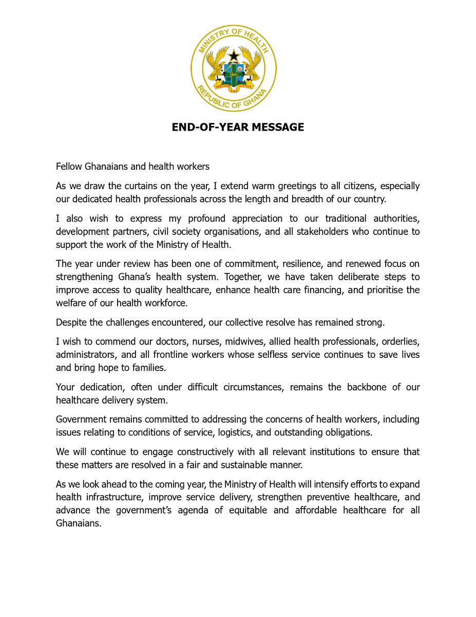 Ministry of Health, Ghana tweet media