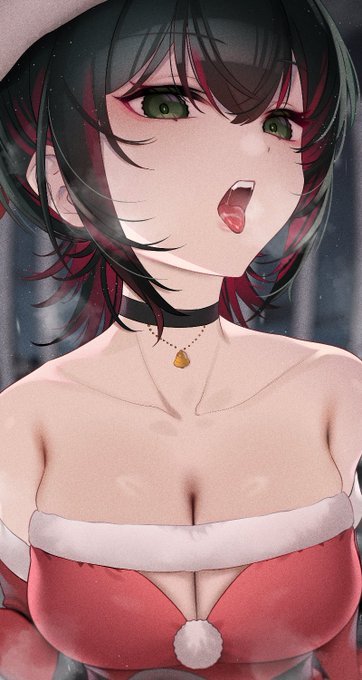 メロンブックス様より発行の『107+ 艶』にえちちサンタコスなイラストを一枚描かせていただきました!🎅🎄 