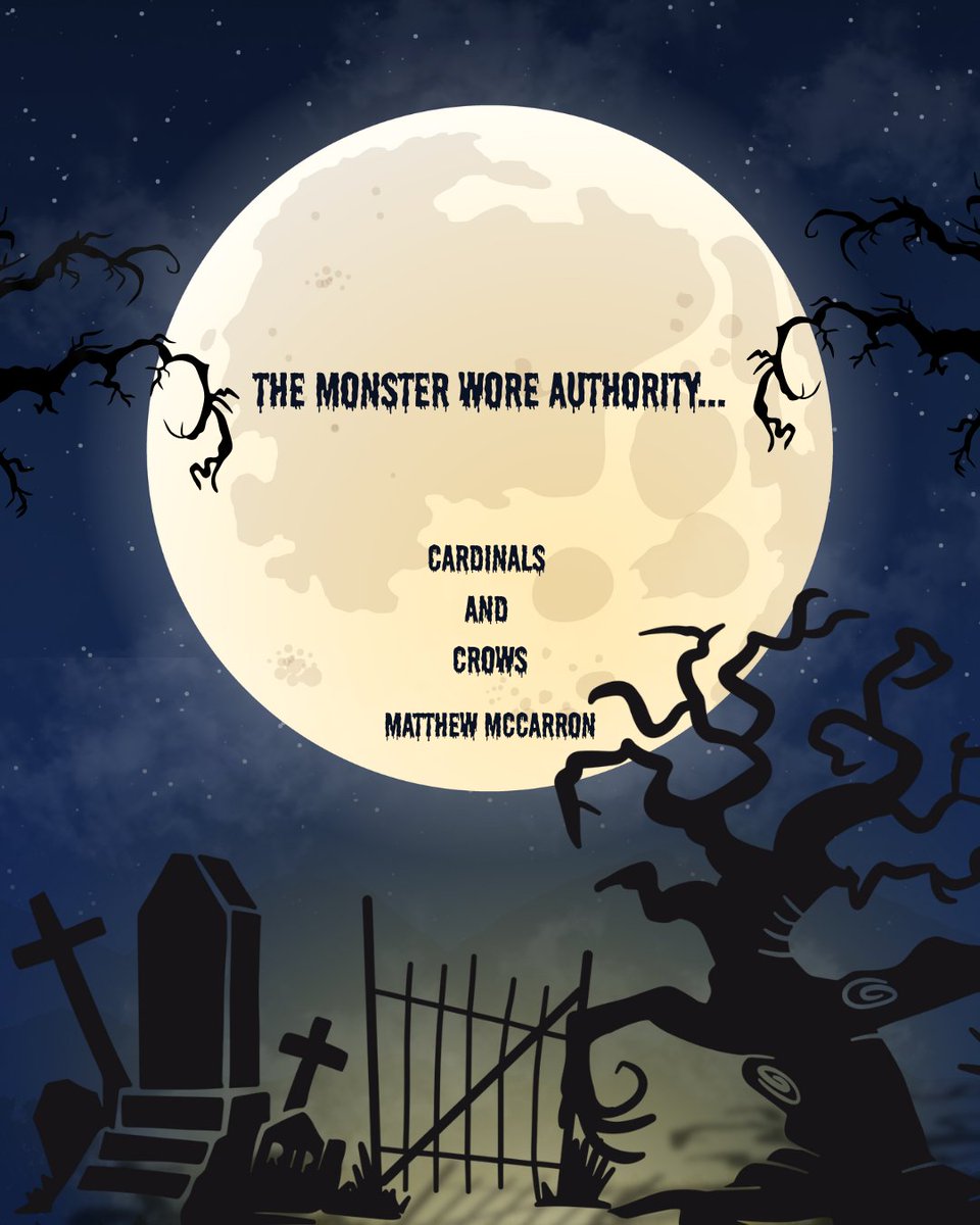 cardinalscrows's tweet photo. The monster wore authority.

#CardinalsAndCrows #DarkFiction #HorrorReads https://t.co/ne3xbfWstn