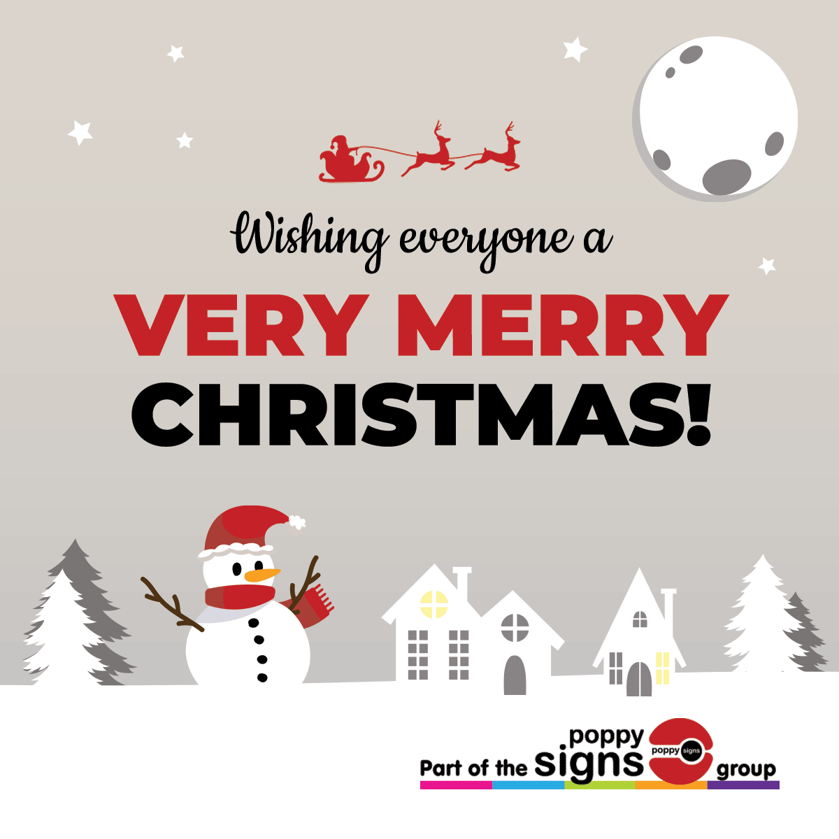 PoppySignsltd's tweet photo. Wishing everyone a very Merry Christmas! 🎄

May your holidays be filled with peace, laughter, and joy.

Thank you for your support this year, here’s to a bright season ahead! 🎅

#MerryChristmas #HappyHolidays #FestiveSeason https://t.co/r6ukySYLMz
