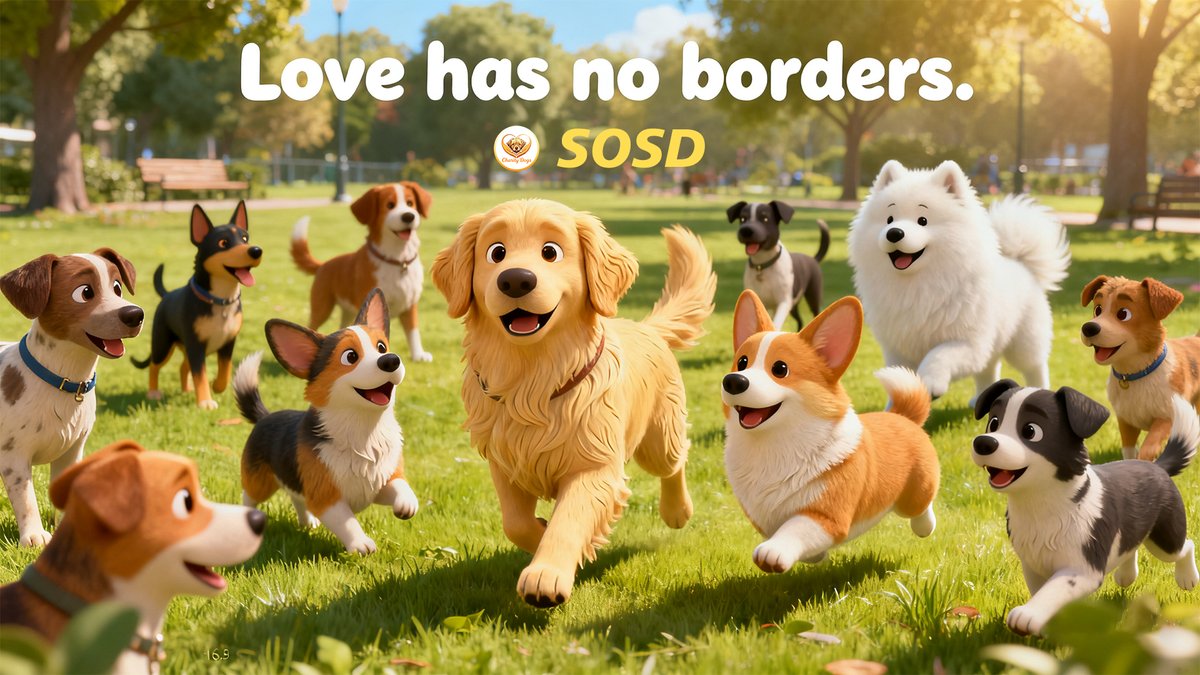 🌍SOSD is now supported by people in over 30 countries.
🐾Same mission.
🐾Same belief:
🐾Every dog deserves a chance.

❤️Borders don’t matter when love is involved.