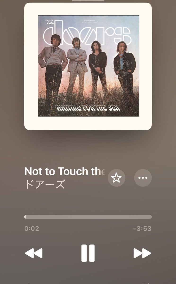 kumaichan901t's tweet photo. お疲れ様水曜日
あと2日頑張れば年内業務終了!
頑張れ、俺
#TheDoors
#LoveStreet
#WhentheMusicsOver
#TheChangeling
#NottoTouchtheEarth
#NowPlaying️ https://t.co/EWsC8O88NW