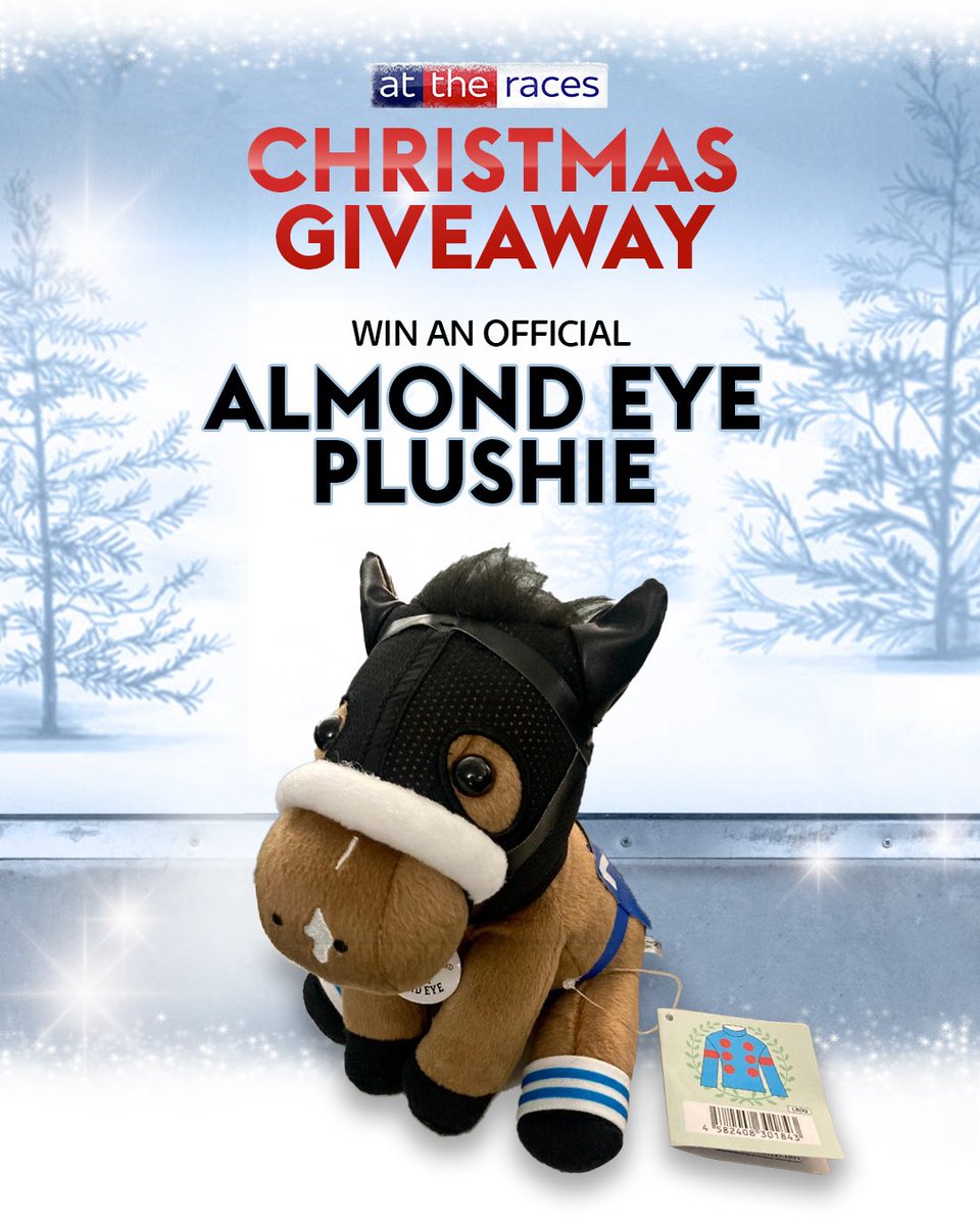 AtTheRaces's tweet image. 🚨WIN AN ALMOND EYE PLUSHIE🚨

We’re offering a very special prize right here as part of the At The Races Christmas Giveaway! For your chance to win this mini version of one of Japan’s great racehorses…
 
1️⃣ Like this post
2️⃣ Repost
3️⃣ Comment 'WIN'

#アーモンドアイ