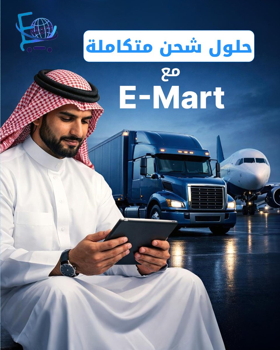 emart_ksa's tweet image. موسم الطلبات جاي بقوة
هل شحن طلباتك جاهز؟
مع E-Mart نوفر لك حلول شحن متكاملة
توصيل سريع، تغطية واسعة، وتتبع الطلب من أول نقرة لين يوصل لعميلك 👌
خلّك مطمّن…
وخلّ الشحن علينا

#ايمارت #emart