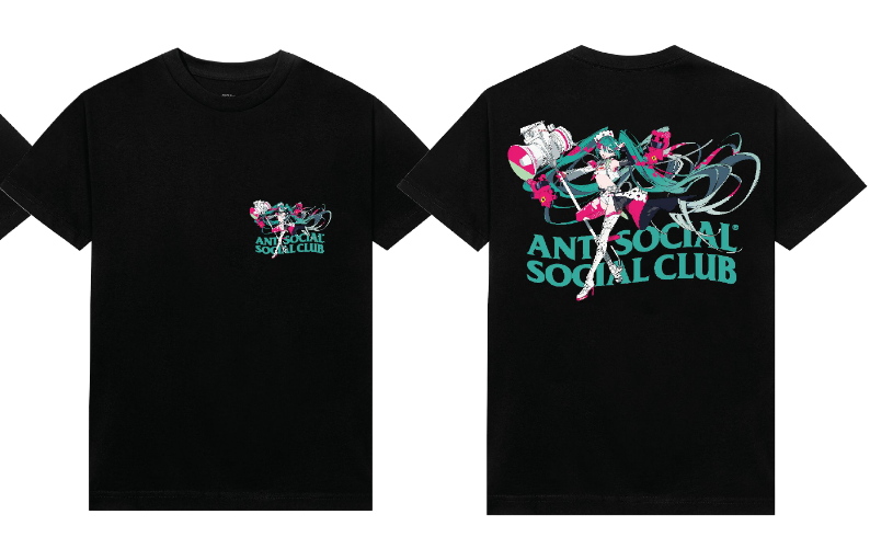 Anti Social Social Club × Racing Miku 2025 Ver.」 コラボアパレルの