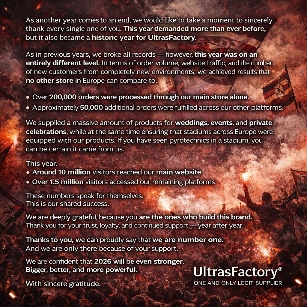 Ultras Factory tweet media