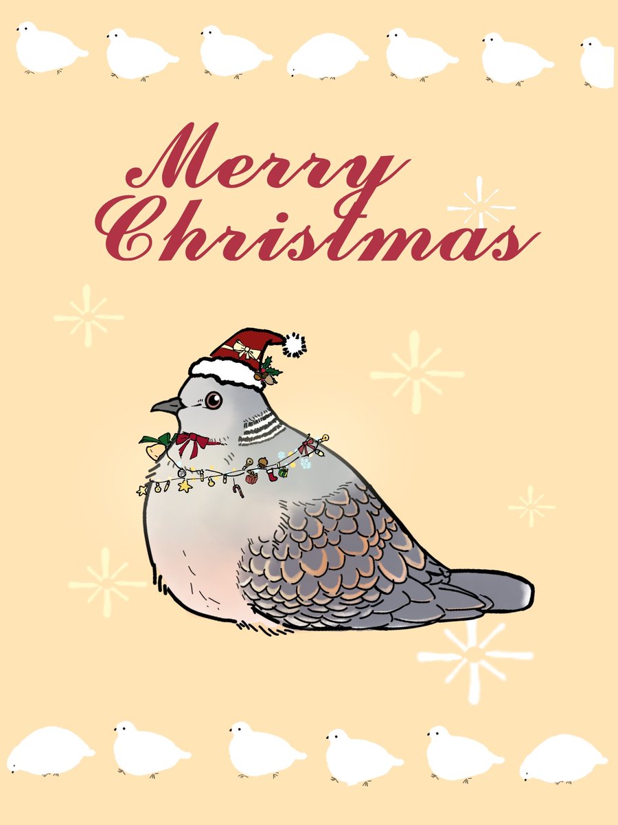 メリークリスマス
キジバトに愛を込めて