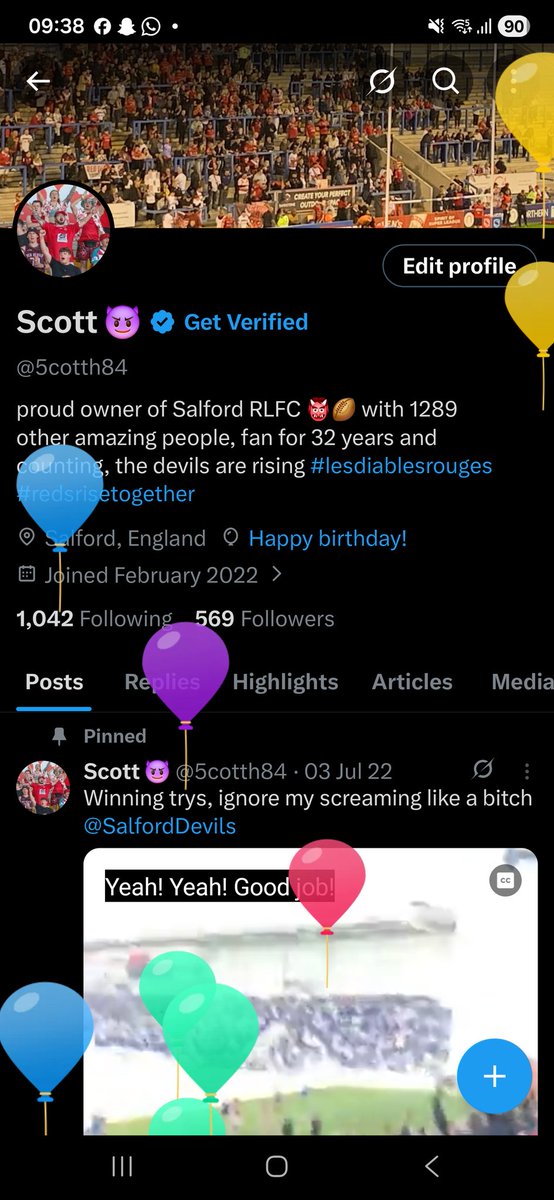 It's that time of year, balloons day #41 getting old #itsmybirthday