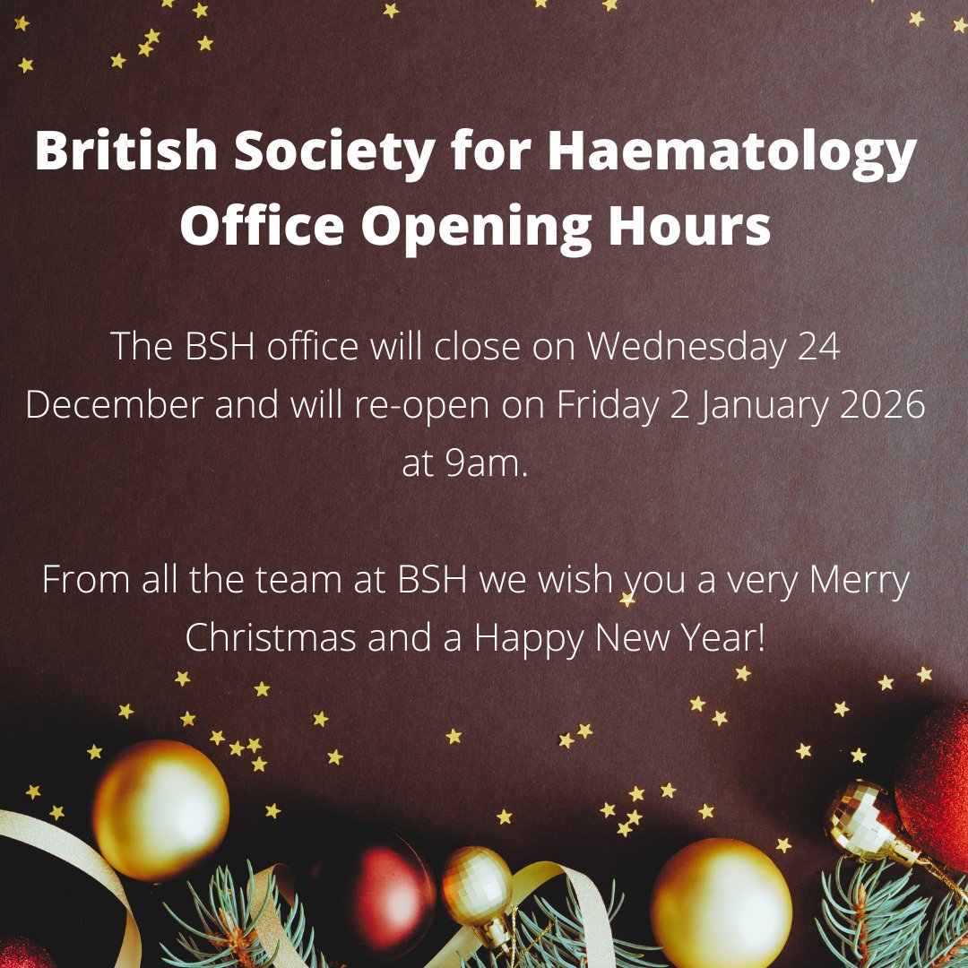 BSH - Haematology tweet media