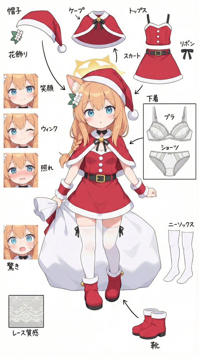 マリーサンタのわかりやすい図解 伊落マリー / Mari #ブルアカ