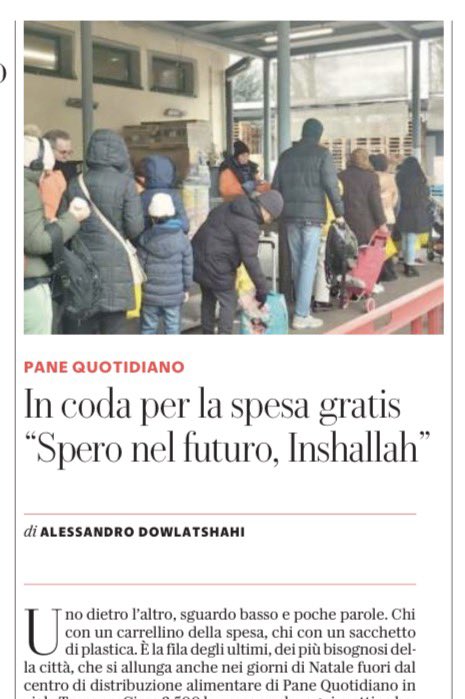 fratotolo2's tweet image. Il 70% delle persone in fila per la distribuzione alimentare davanti ai centri di Pane Quotidiano è straniero.

Ma non dovevano pagare la pensione agli italiani? 

La società multiculturale sta cannibalizzando il Welfare italiano.