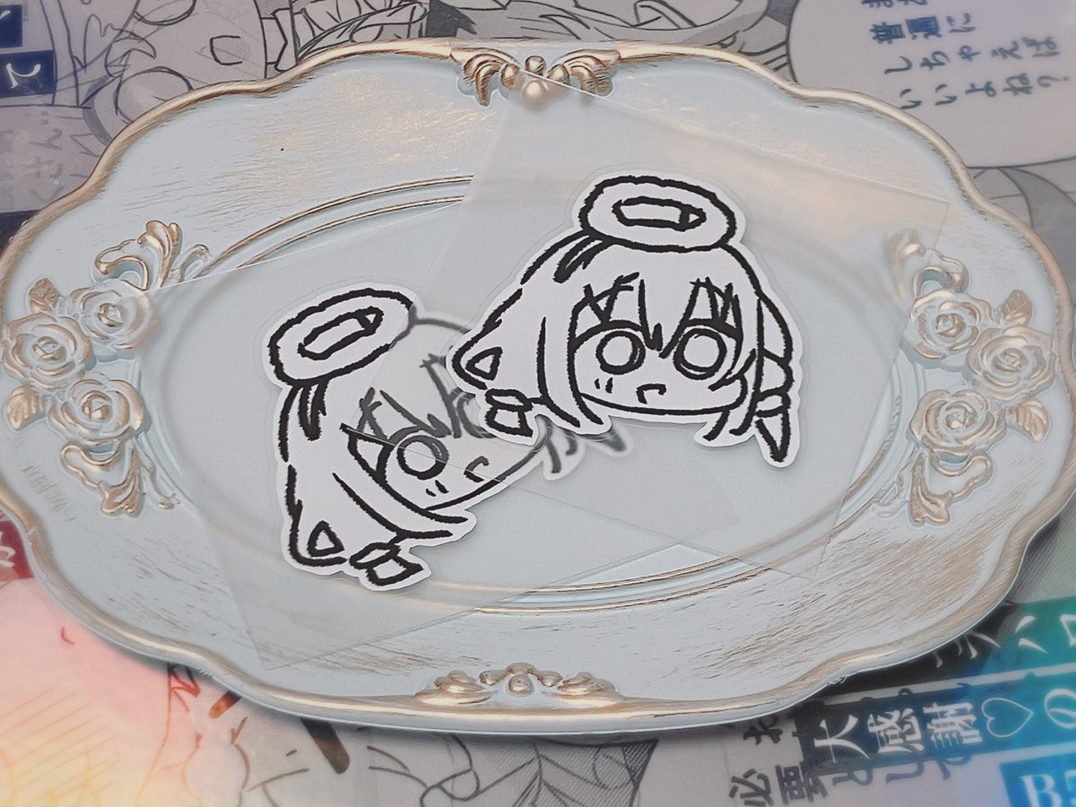 moeiswithyou's tweet photo. C107グッズ実物サンプル
[ココアさんクリアでかシール] ¥300
75mm×75mm/ハーフカット

手描き感あふれるハロウィンココアさんのおおきめステッカーです🌷 https://t.co/IKDxec7VLI