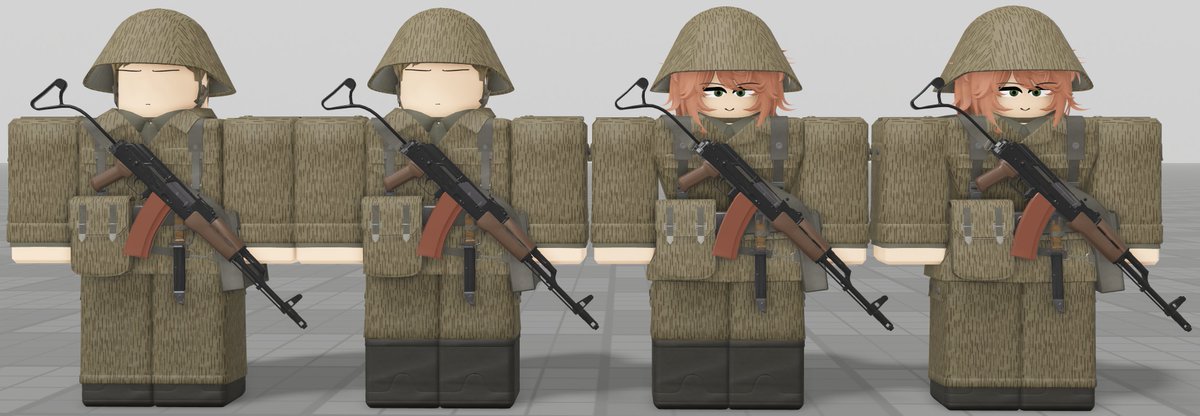 Haarinala's tweet image. Adjustments

Field unifs are also done, added the officer variant and enlisted variant to the formals too. I also added white pipings on the sleeve
