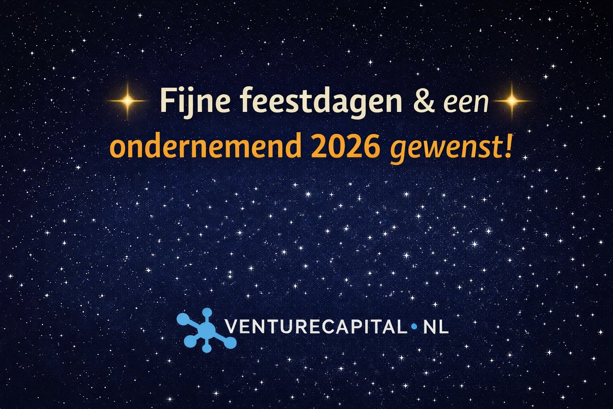 vent_capital's tweet photo. ✨ Fijne feestdagen &amp; op naar een ondernemend 2026 ✨

2025 bracht beweging, scherpe keuzes en gezamenlijke groei.
Dank aan ondernemers, investeerders en partners voor het vertrouwen.

Op naar nieuwe kansen en samenwerkingen in 2026 🚀

#FijneFeestdagen #HappyNewYear #VC #PE https://t.co/EzNywTexUJ