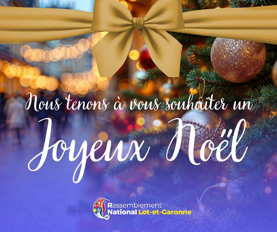 Nous tenons à vous souhaiter un très Joyeux Noël.
Que ce temps soit l'occasion de se retrouver et de partager des moments précieux. ✨️