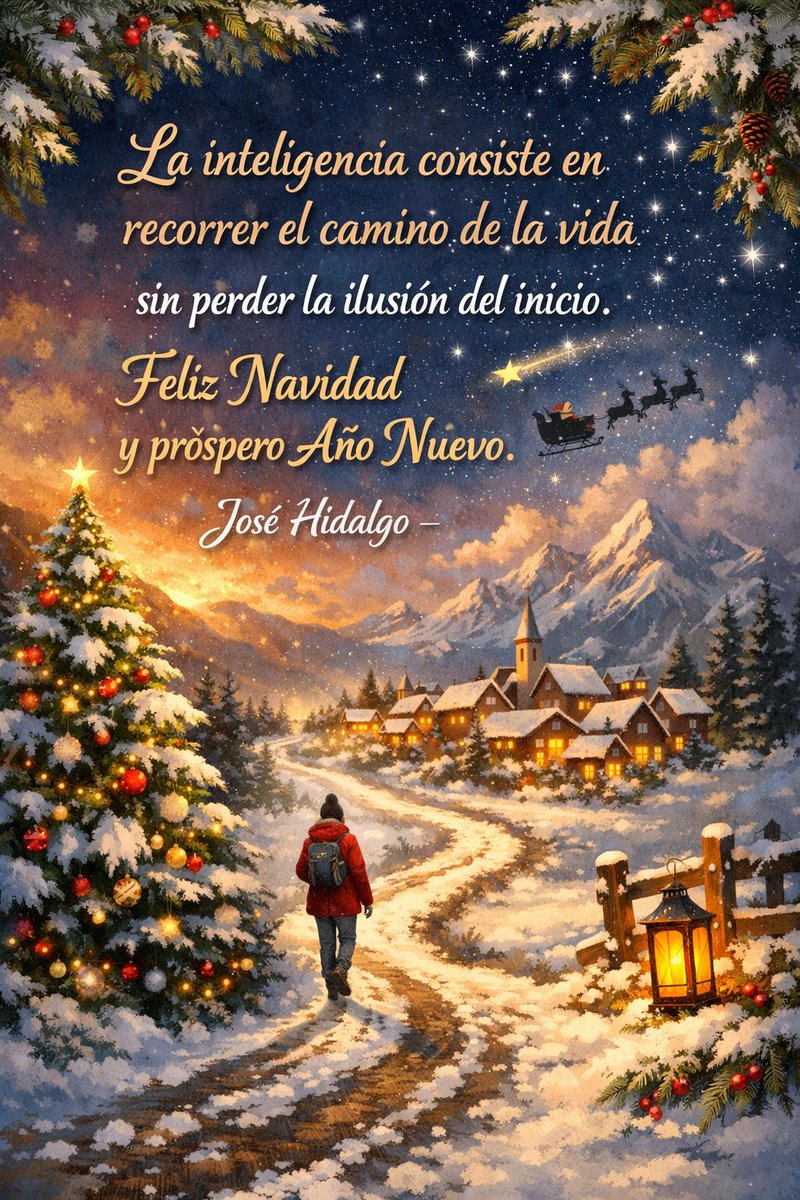 Feliz Navidad y próspero Año Nuevo.