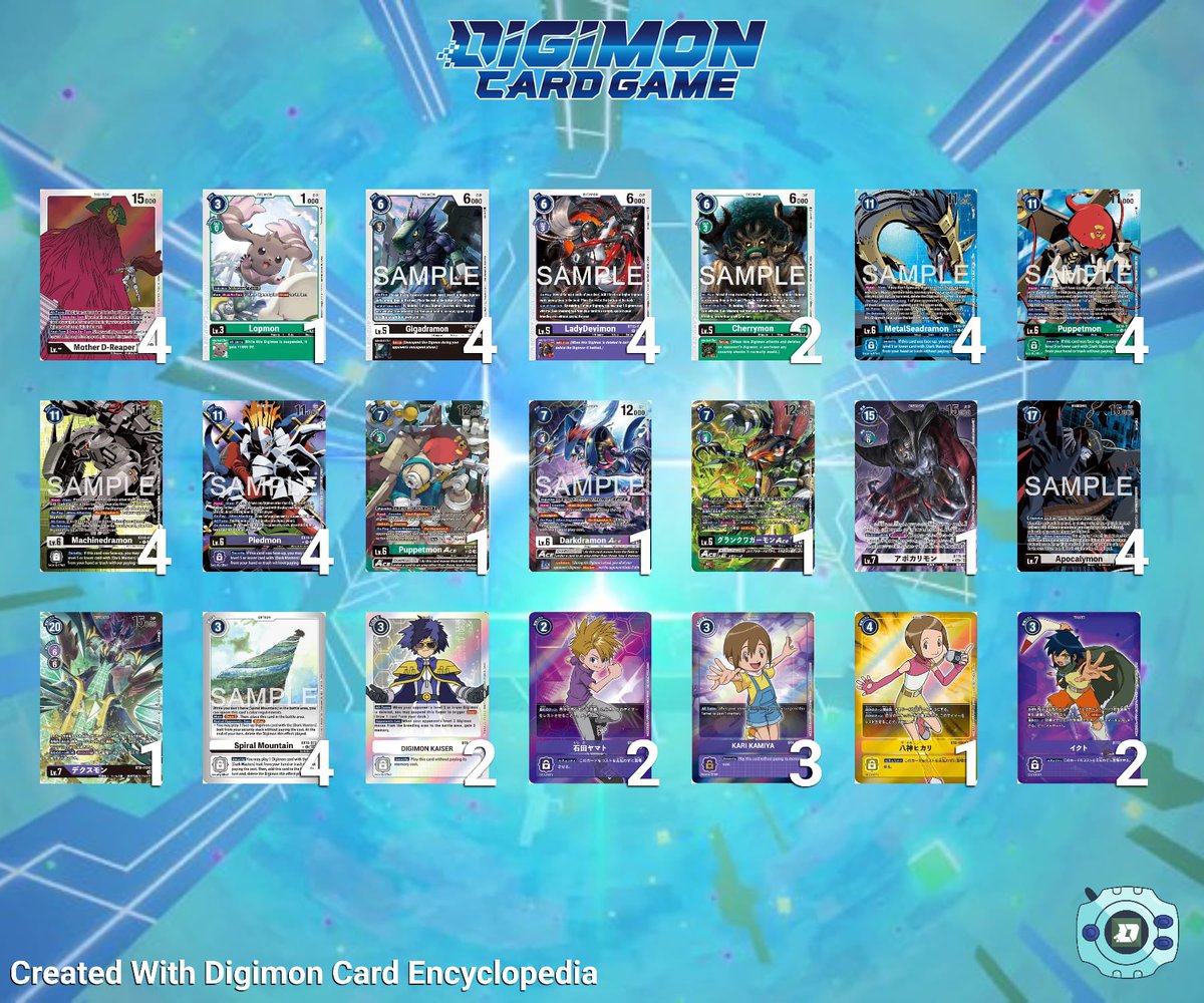mrcTCG's tweet image. Tuesday Digimon Locals BT-23 nextturncards 

10 Players
1.st place 🥇: JambiJack (Darkmaster)
Round 1: 2-0 vs Lilith ⭕️
Round 2: 2-1 vs Jelly ⭕️
Round 3: 2-1 vs App⭕️
#digimoncards #digimontcg #tcgcommunity #digimonadventure #digimoncommunity