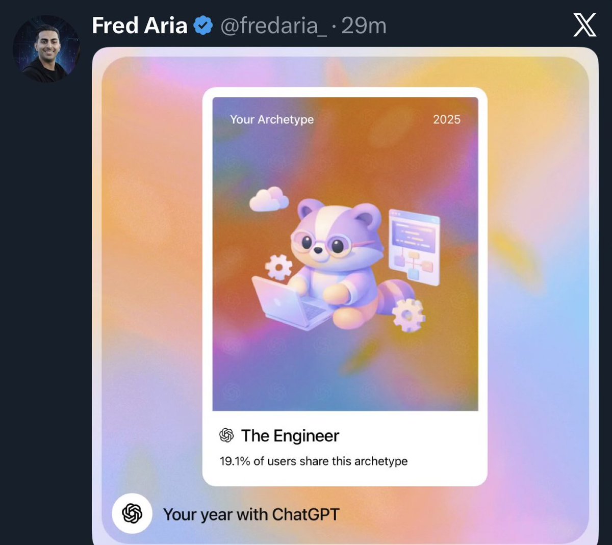Fred Aria tweet media