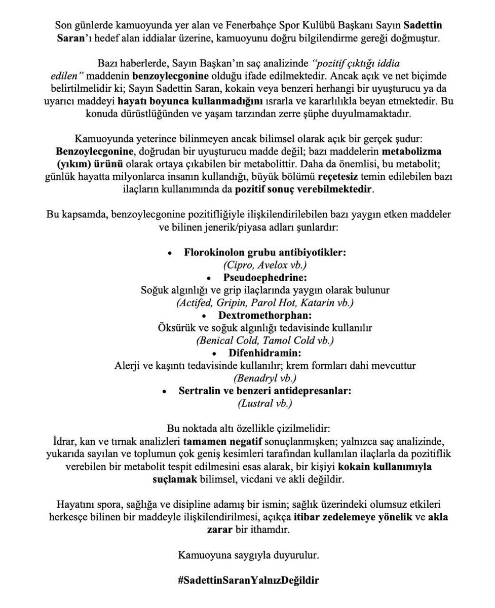 Fenerbahçeli Sağlık Çalışanları Derneği'mizden (<a href="/sagliktafener/">Fenerbahçeli Sağlık Çalışanları Derneği 🇹🇷</a>) gündeme dair açıklama!