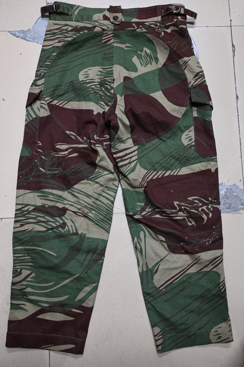 実物　ローデシア迷彩パンツ　1978年製 FJ後方支援部 ローデシア軍 迷彩パンツ 全サイズ対応、オーダーメイド