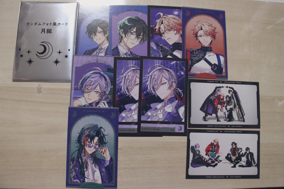 IMPACT太陽組＆月組チェキ10枚ずつと特典5枚開封の儀した〜‼️ チェキ1