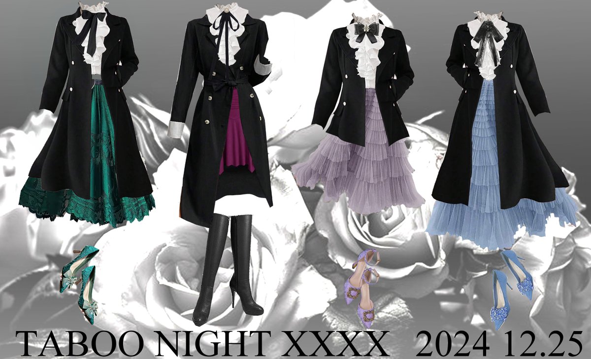 akemicolor's tweet image. 2025.12.24 場版 うたの☆プリンスさまっ♪
TABOO NIGHT XXXX Blu-ray &amp;amp; DVD発売 おめでとうございます✨
いつも圧倒的な王者の魅力で最頂点のその先を見せてくれるカルナイに感謝…！
今年はタブナイで沢山推し色概念コーデ作ってきました。夏のライブに向けてまた作ります💕
#うたプリTN　#カルナイ