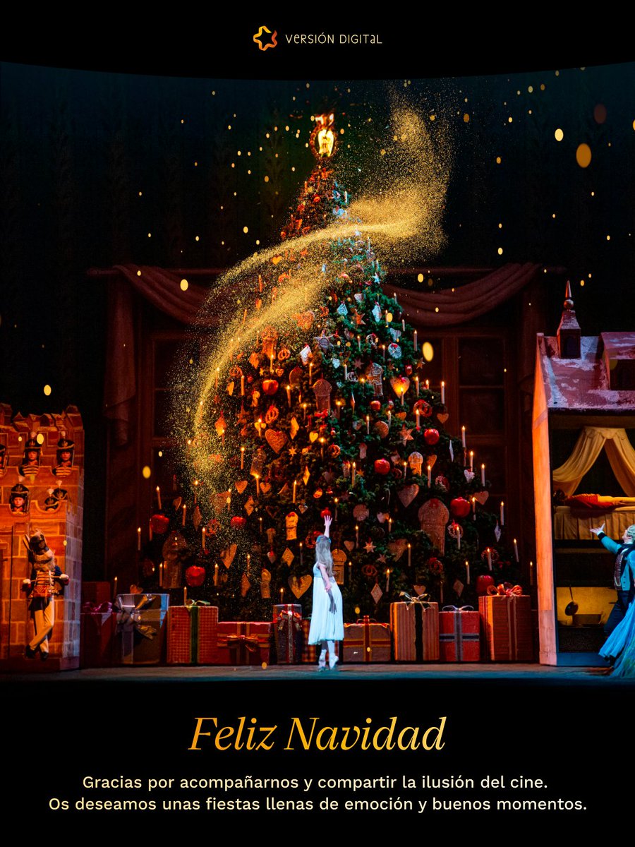 versiondigital's tweet image. Gracias por formar parte de Versión Digital 🎥
332.881 espectadores, 15.000 eventos y 92 estrenos compartidos. Vuestra ilusión por el cine nos impulsa a seguir creando experiencias.
¡Feliz Navidad! 🎄✨