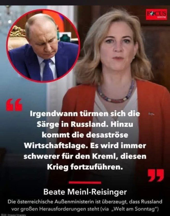 Die Beate war ja schon immer mit ihren Prognosen so treffsicher‼️Wenn man ihre Prognosen auf #Österreich und die #EU anwendet ,zumindest was die Wirtschaftslage u.die Fortführung des Krieges betrifft, ist diese Weissagung zu 💯% eingetreten ‼️🤪