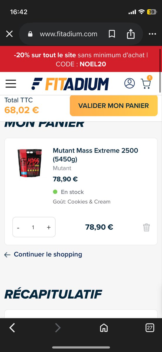 machifnbr's tweet photo. @BichouJango Salem selim stp j’ai besoin de ça pour la salle c’est pour prendre de la masse plus simplement que de casser la tête à mes parents à faire des courses différentes et j’ai pour objectif de passer de 60 à 70kg en 2 mois je fais du JJB j’ai pour objectif de faire de la compète 🙏🏾 https://t.co/wYIiahTVBK