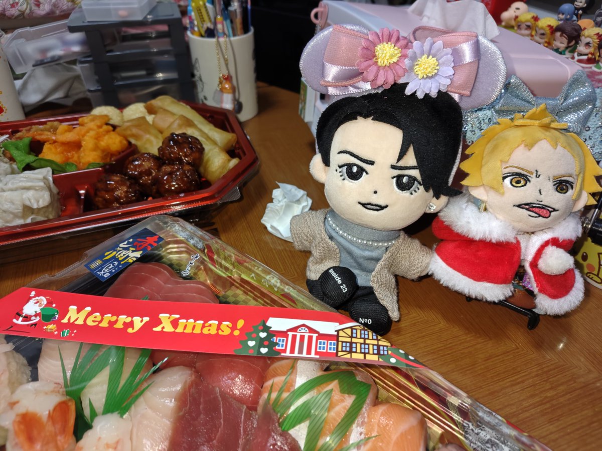 友人宅でクリパしながら竜也さんのクリスマスイベ待機((o(｡>ω<｡)o