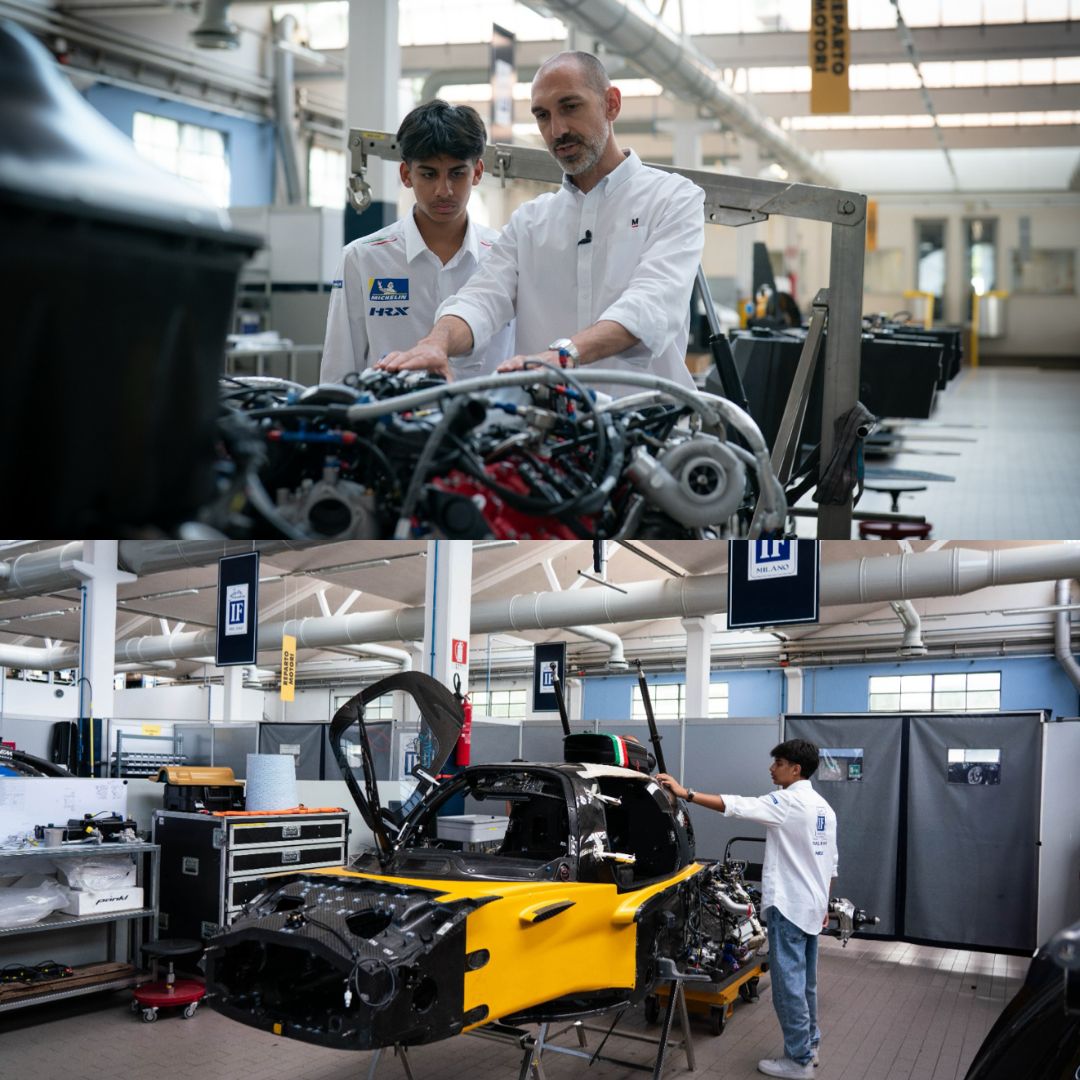 AnisA1433's tweet image. Being inside Michelotto showed me what goes on long before a car ever hits the track. These moments off track shape how I prepare, think, and grow as a driver🏁🏎️

#motorsportengineering #formuladevelopment #racingmindset #f1 #michelotto