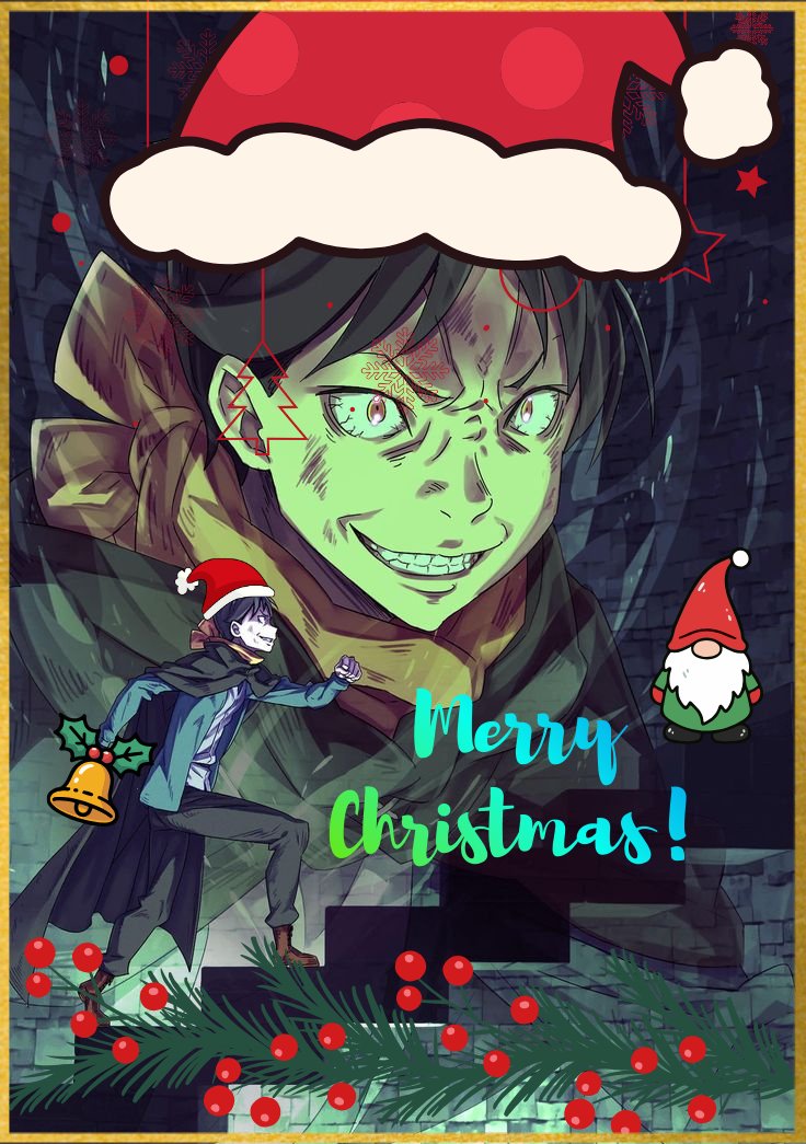 Arxe2480's tweet image. Merry Christmas ❄🎄
I created an Aura Monster version of it! (¬‿¬)

#リゼロ #rezero 
#Christmas 
#Christmas2025