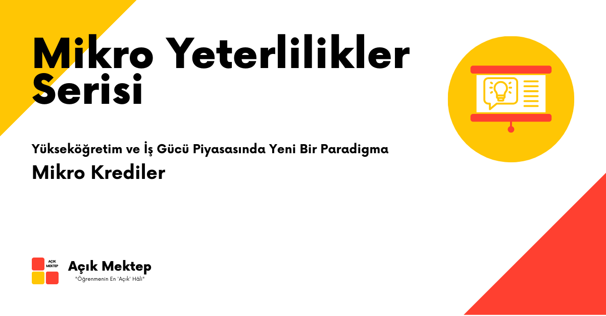 Eğitimde diplomaların tek başına yettiği dönem kapanıyor. 🎓 Artık "lego" gibi birleşen, esnek ve doğrulanabilir bir model yükseliyor: Mikro Yeterlilikler!

Mikro Yeterlilikler Serisi’nin 2. bölümünde "Yeni Paradigmayı" inceledik. 👇 (1/5)