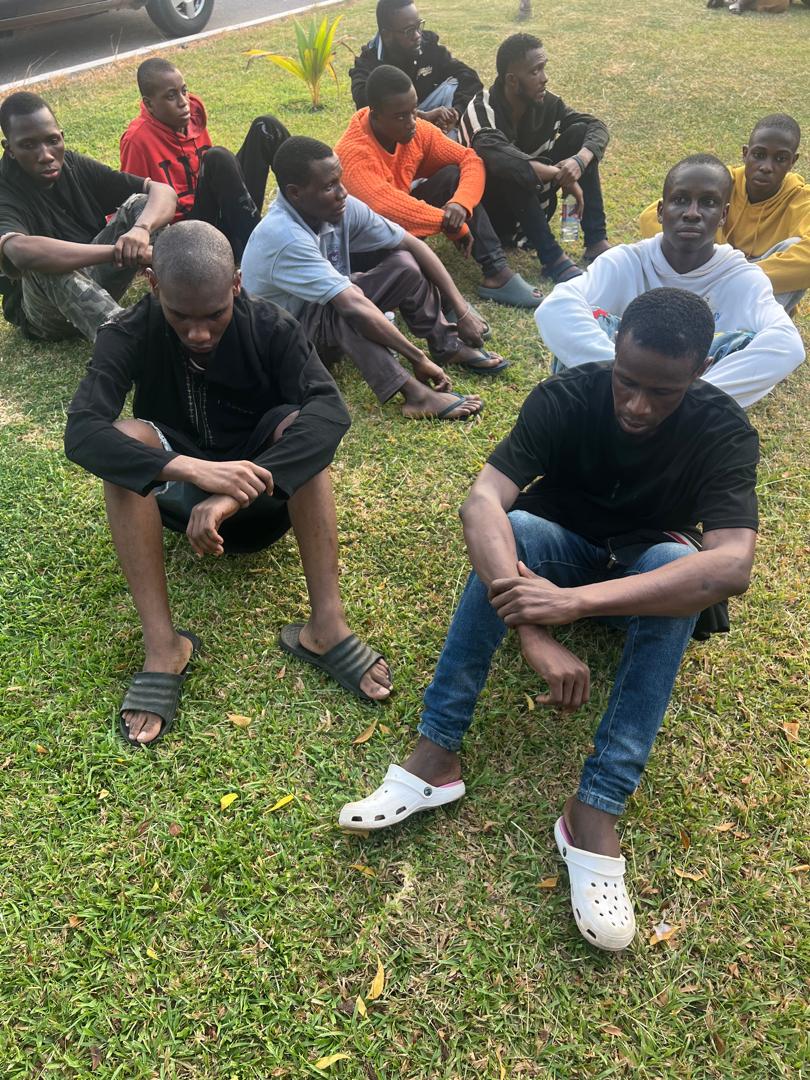 samgeorgegh's tweet image. Once again, we have struck at the heart of cybercrime operations within our beloved Homeland. 

A nighttime operation led by the @CSAGhana in collaboration with the National Security and the @GhPoliceService has resulted in the arrest of 48 suspected cybercrime operatives during…