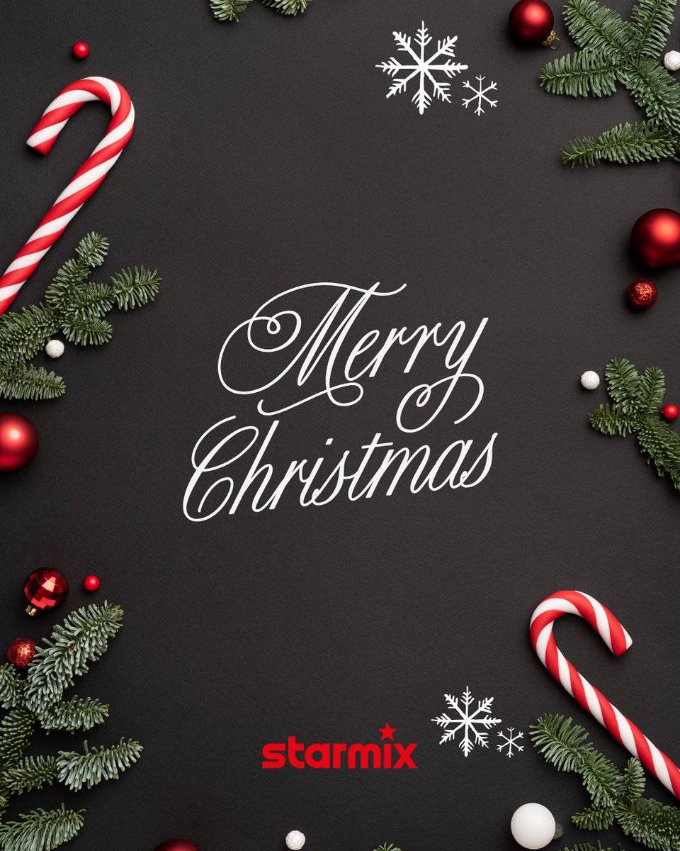 🎄 Das gesamte starmix-Team wünscht dir und deiner Familie frohe Weihnachten und eine besinnliche Zeit mit deinen Liebsten.
Genießt die Feiertage, tankt Energie und lasst es euch gut gehen! ✨

#FroheWeihnachten #BesinnlicheWeihnachten #Starmix #Weihnachtsgrüße