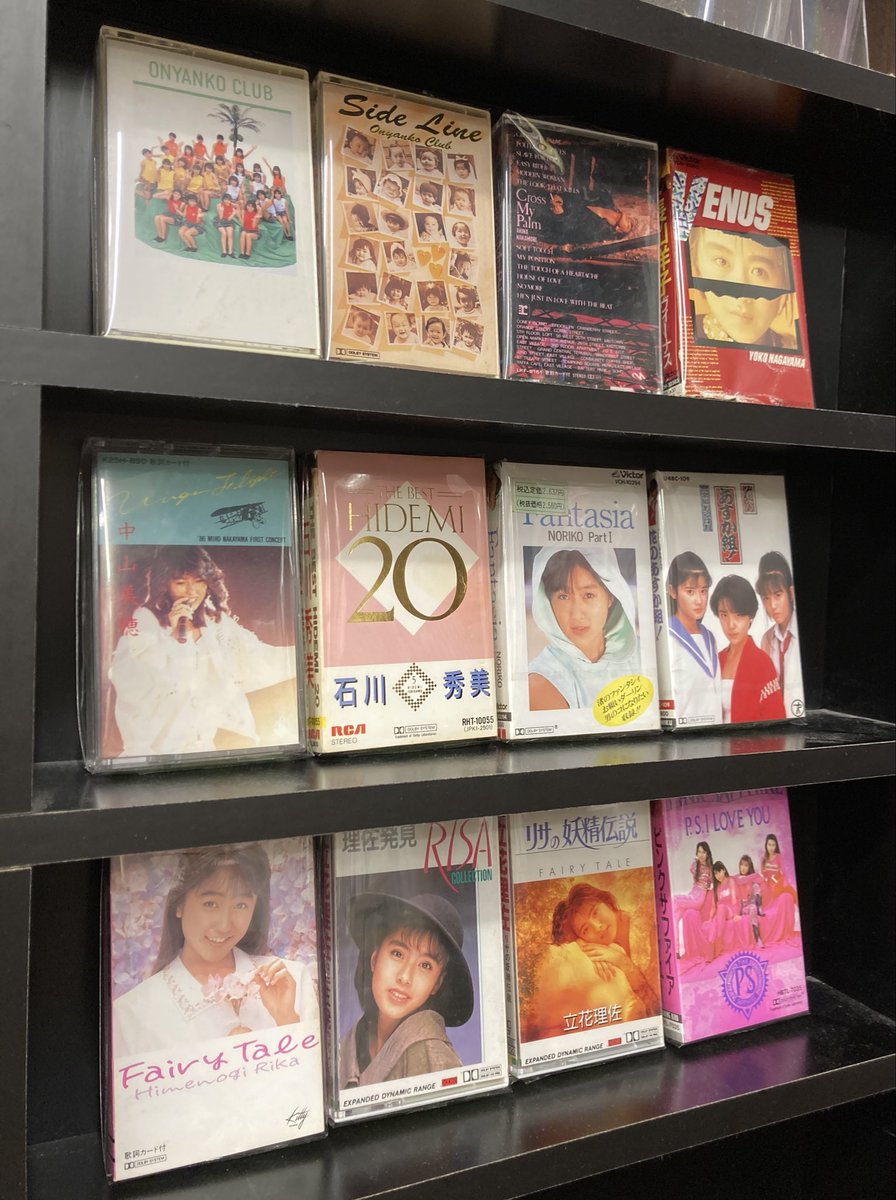 🆕昭和歌謡館の新着中古ミュージックテープ📼 80年代アイドルを中心に
