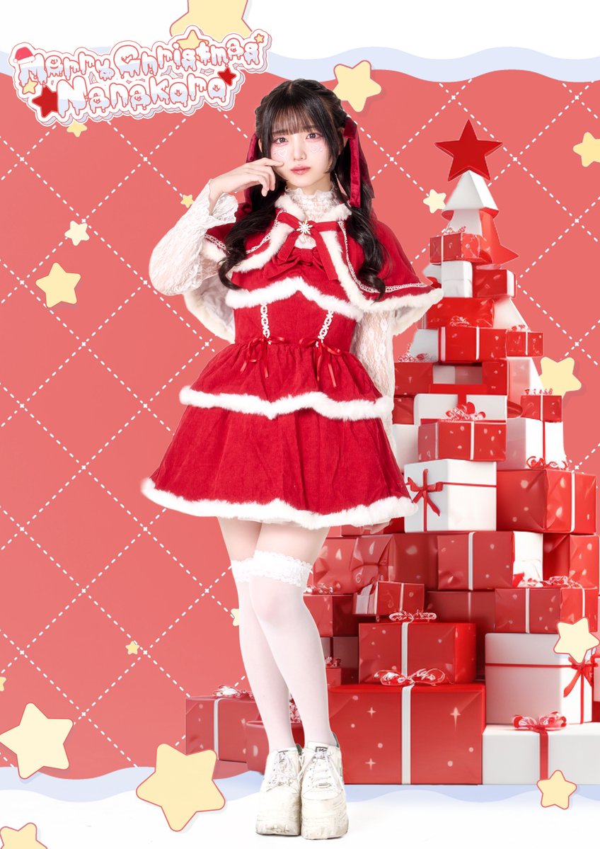 ナナコロビヤオキ ナナコロ 歌花てんか ランチェキ ハロウィン 集合アー写公開】 甘愛らて 【白】@latte_nanakoro 苺川えくぼ【赤