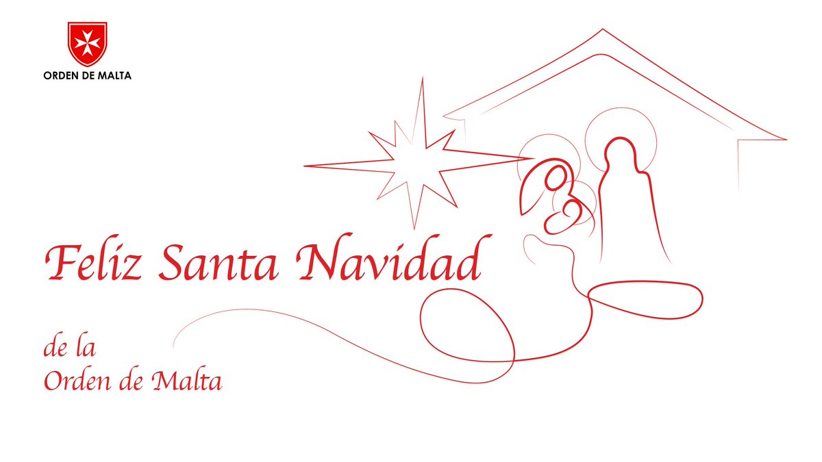 La #OrdendeMalta les desea una #Navidad llena de paz y de gracia. Que la luz del nacimiento de Jesús renueve la fe, fortalezca la esperanza y abra los corazones a la caridad hacia los más vulnerables.