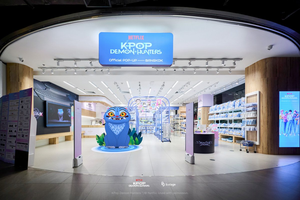 KPop Demon Hunters POP-UP 현장 이미지