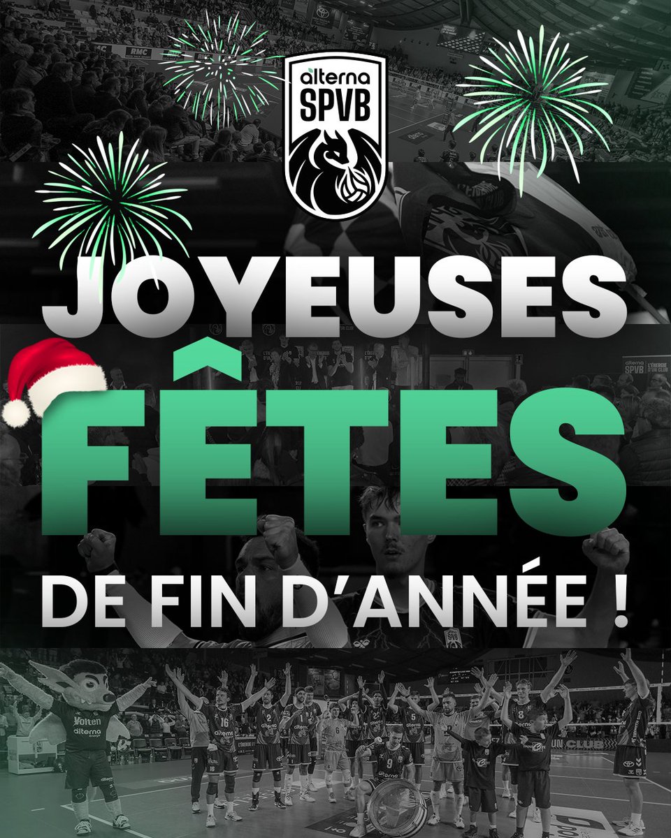 AlternaSPVB's tweet image. Joyeuses fêtes de fin d’année à toute la famille 𝗔𝗹𝘁𝗲𝗿𝗻𝗮 𝗦𝗣𝗩𝗕 ! ✨

Profitez pleinement de ces moments importants ! 
Joyeux Noël à tous ! 🎅

📸 sébastien laval | Gabin Lefeuvre

⚫⚪🟢
#AlternaSPVB | #LNV | #MarmaraSpikeLigue | #FFVolley | #LénergieDunClub