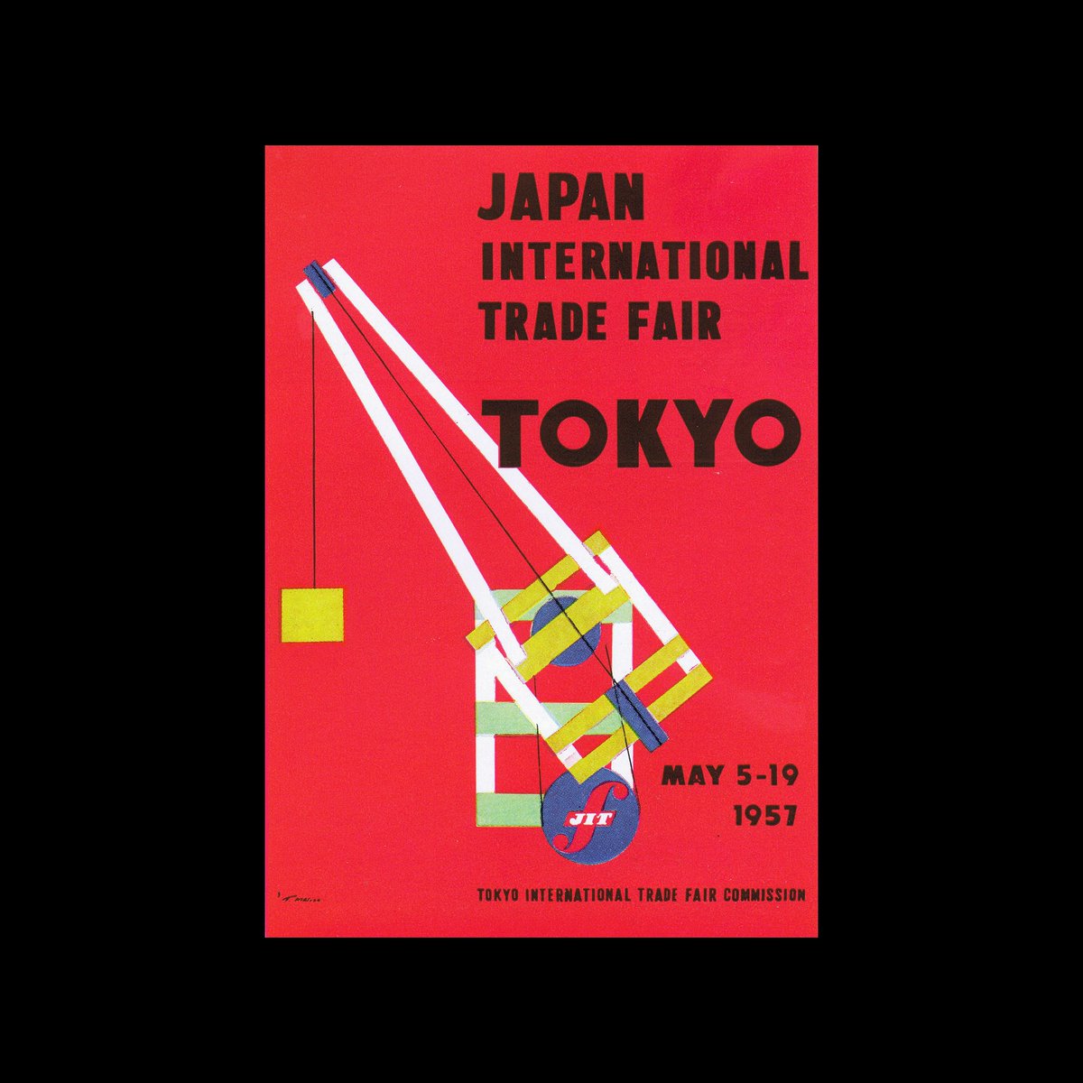 DesignReviewed's tweet image. Tokyo International Trade Fair, 1956 posters designed by Takashi Kono and Tadashi Masuda. Scanned from Modern Publicity Vol 29, 1957-58, Studio Publications. designreviewed.com/artefacts/mode… #posterdesign #MCM #midcenturymodern #japanesedesign