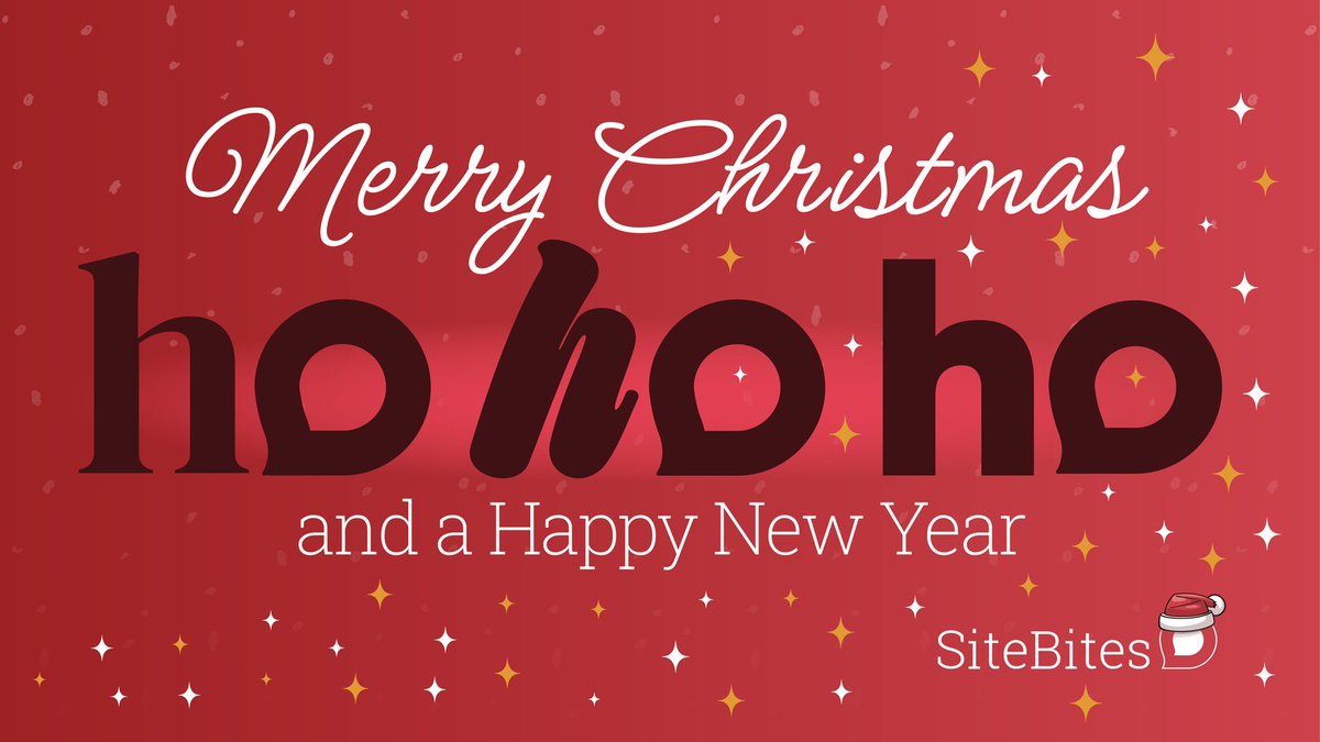 SiteBitesStudio's tweet photo. We are now closed for Christmas🎄and the New Year. We'll be back on Monday, 5th January. We will respond to support requests and emails when we return. We will, however, continue to monitor our websites hosting during the holiday. Merry Christmas from us all, and see you in 2026! https://t.co/ZS22g97pae