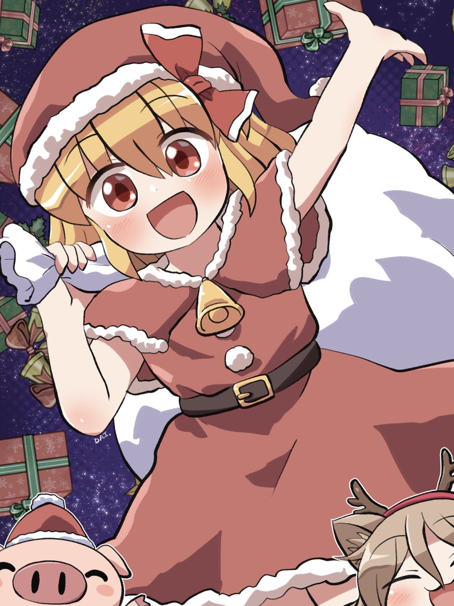 クリスマスーみあ🎅🎁🐷🦊 #おは東方